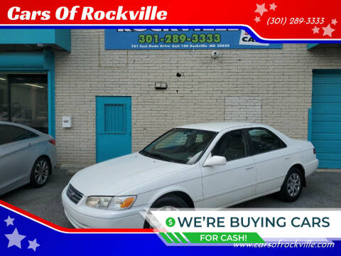 2001 Toyota Camry for sale at Cars Of Rockville in Rockville MD