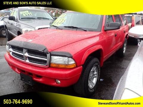2003 Dodge Durango for sale at Steve & Sons Auto Sales 2 in Portland OR