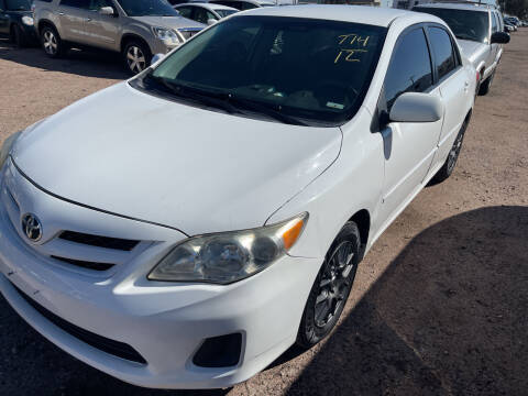 2012 Toyota Corolla for sale at PYRAMID MOTORS - Fountain Lot in Fountain CO