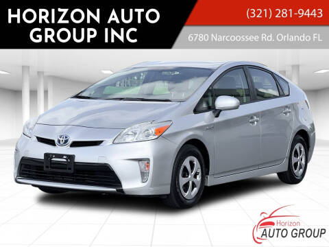 2013 Toyota Prius for sale at HORIZON AUTO GROUP INC in Orlando FL