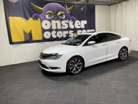 2016 Chrysler 200 for sale at Monster Motors in Michigan Center MI
