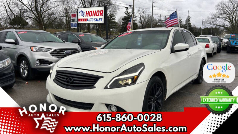 2012 INFINITI G Sedan 25 Journey