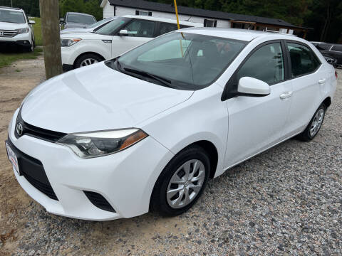 2015 Toyota Corolla for sale at Baileys Truck and Auto Sales in Effingham SC