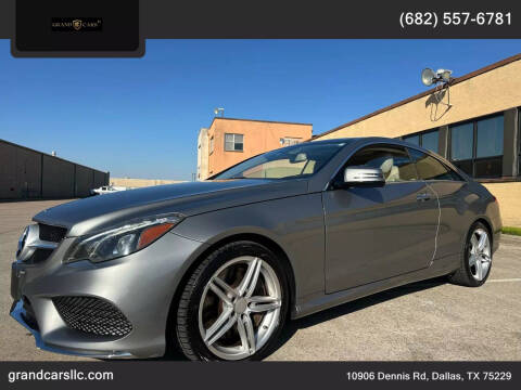 2014 Mercedes-Benz E-Class for sale at GRAND CARS in Dallas TX