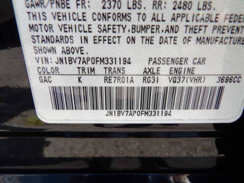 2015 Infiniti Q50 Premium