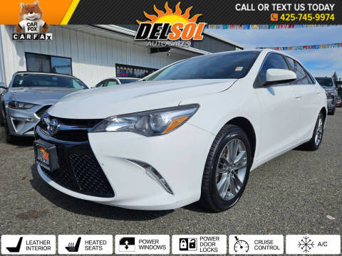 2017 Toyota Camry for sale at Del Sol Auto Sales in Everett WA