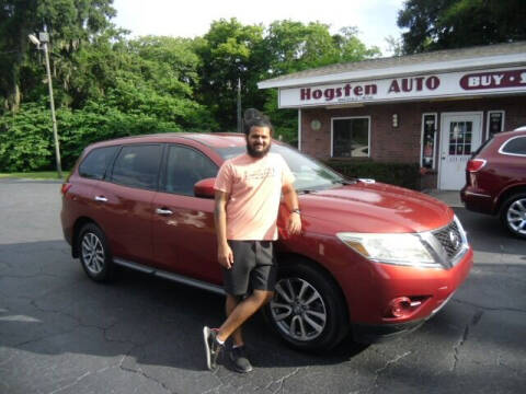 2015 Nissan Pathfinder for sale at HOGSTEN AUTO WHOLESALE in Ocala FL