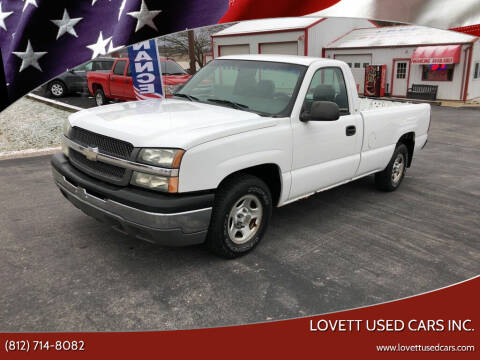 2004 Chevrolet Silverado 1500 for sale at Lovett Used Cars Inc. in Spencer IN