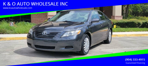 2009 Toyota Camry for sale at K & O AUTO WHOLESALE INC in Jacksonville FL
