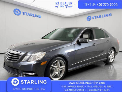 2013 Mercedes-Benz E-Class for sale at Pedro @ Starling Chevrolet in Orlando FL