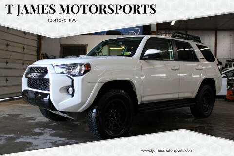 2019 Toyota 4Runner for sale at T James Motorsports in Gibsonia PA
