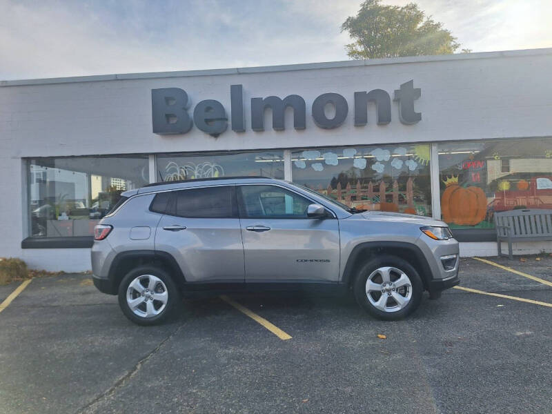 Used 2018 Jeep Compass Latitude with VIN 3C4NJDBB7JT400750 for sale in Barnesville, OH