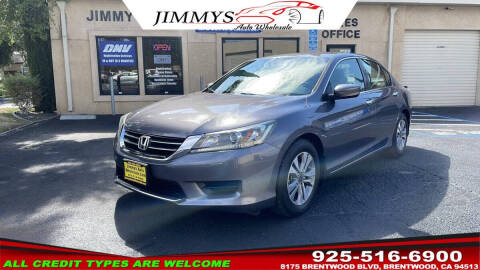 2014 Honda Accord for sale at JIMMY'S AUTO WHOLESALE in Brentwood CA