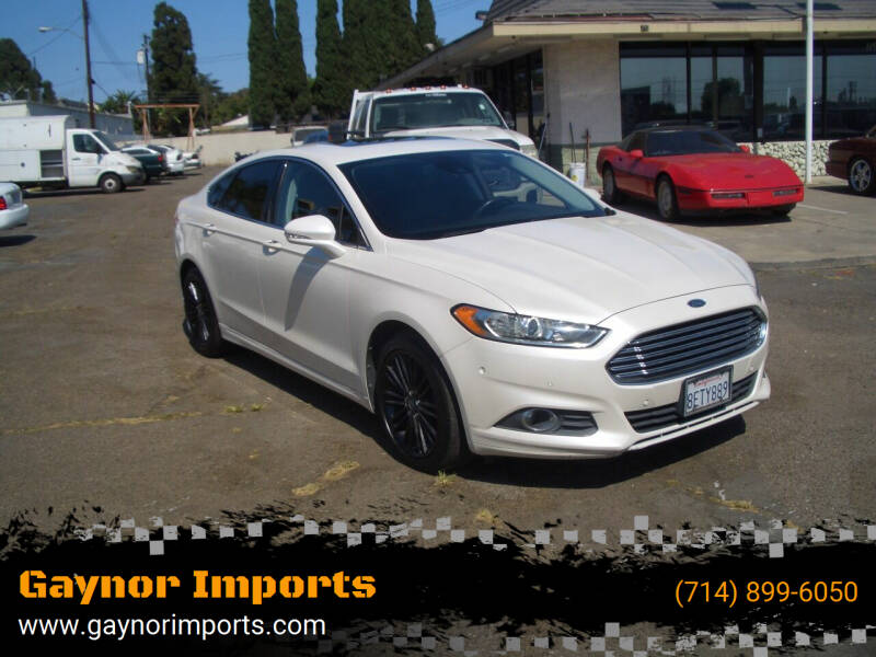 2013 Ford Fusion for sale at Gaynor Imports in Stanton CA