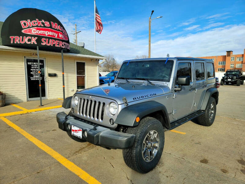2016 Jeep Wrangler Unlimited for sale at DICK'S MOTOR CO INC in Grand Island NE