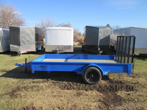 2026 Rice Trailers Single Axle Utility SST7612