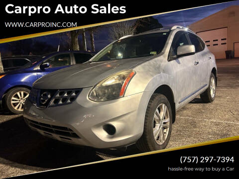 2012 Nissan Rogue for sale at Carpro Auto Sales in Chesapeake VA