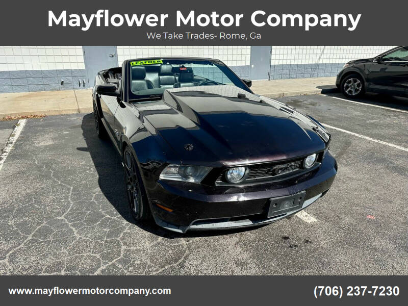 2012 Ford Mustang for sale at Mayflower Motor Company in Rome GA