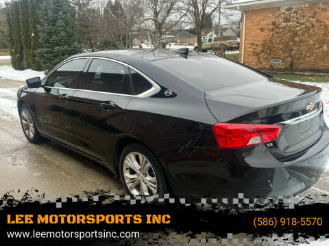2015 Chevrolet Impala for sale at LEE MOTORSPORTS INC in Mount Clemens MI