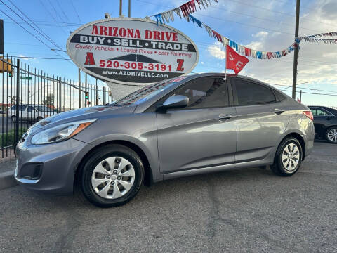 2016 Hyundai Accent for sale at Arizona Drive LLC in Tucson AZ