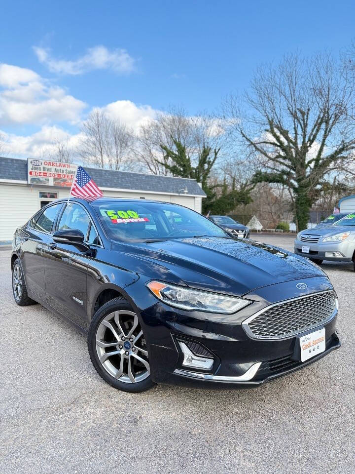 2019 Ford Fusion Hybrid for sale at Joes Blvd Auto Sales in Hopewell, VA