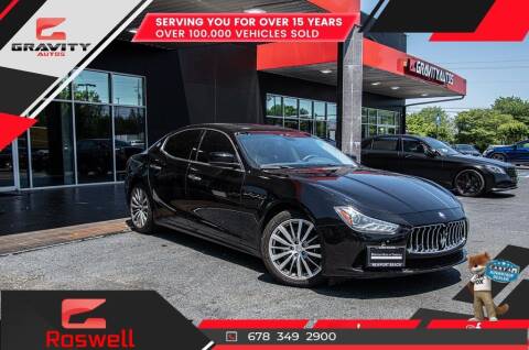 2016 Maserati Ghibli for sale at Gravity Autos Roswell in Roswell GA