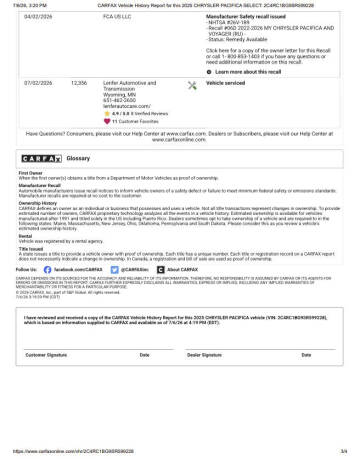 2025 Chrysler Pacifica Select
