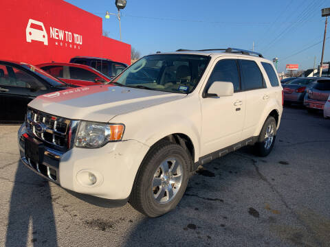 2012 Ford Escape for sale at New To You Motors in Tulsa OK