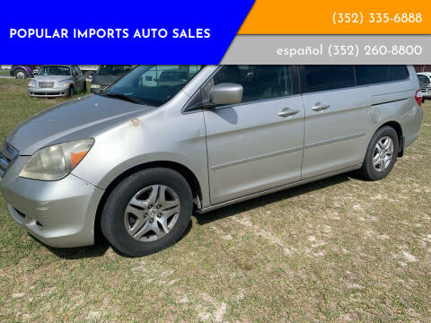 2006 Honda Odyssey for sale at Popular Imports Auto Sales - Popular Imports-InterLachen in Interlachehen FL