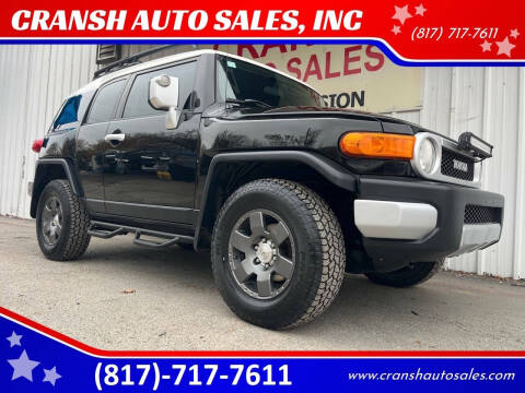 2007 Toyota FJ Cruiser for sale at CRANSH AUTO SALES, INC in Arlington TX