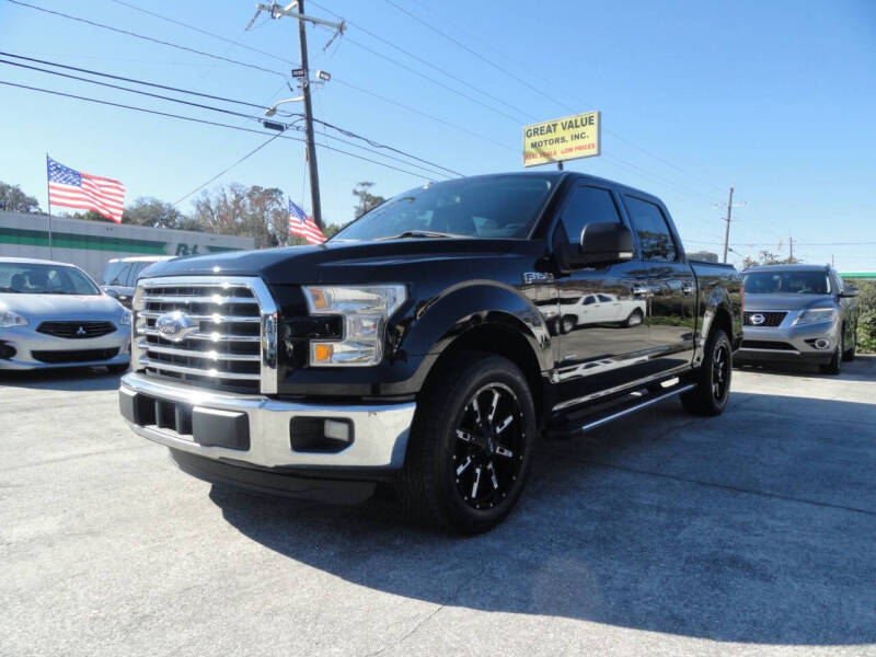 2016 Ford F-150 for sale at GREAT VALUE MOTORS in Jacksonville FL