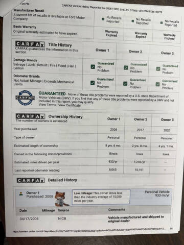 2008 Ford Shelby GT500
