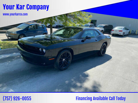2016 Dodge Challenger for sale at Your Kar Company in Norfolk VA