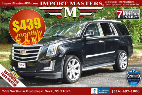 2018 Cadillac Escalade for sale at Import Masters in Great Neck NY