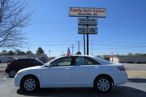 2008 Toyota Camry for sale at FAMILY AUTO CENTER in Greenville NC