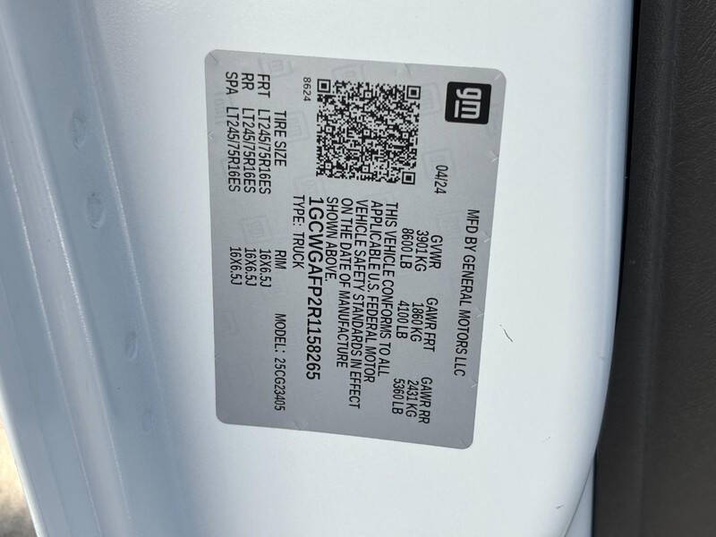 2024 Chevrolet Express 2500