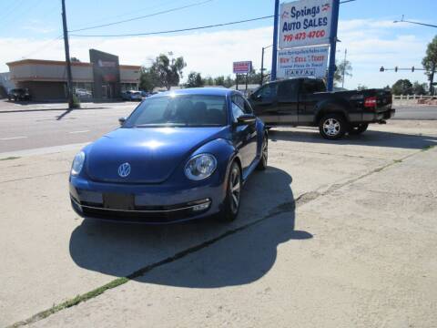 2012 Volkswagen Beetle for sale at Springs Auto Sales in Colorado Springs CO