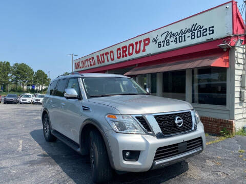 2019 Nissan Armada for sale at Unlimited Auto Group of Marietta in Marietta GA