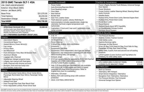 2015 GMC Terrain SLT-1
