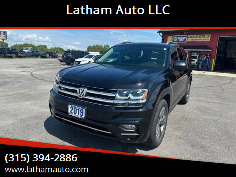2019 Volkswagen Atlas for sale at Latham Auto LLC in Ogdensburg NY