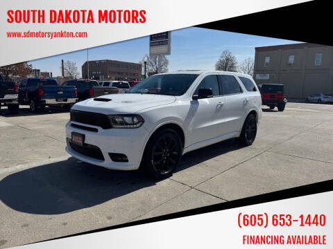 2018 Dodge Durango for sale at SOUTH DAKOTA MOTORS in Yankton SD