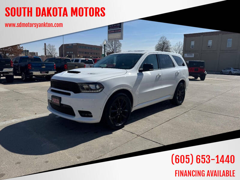 2018 Dodge Durango for sale at SOUTH DAKOTA MOTORS in Yankton SD