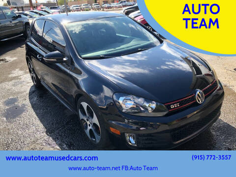 2010 Volkswagen GTI for sale at AUTO TEAM in El Paso TX