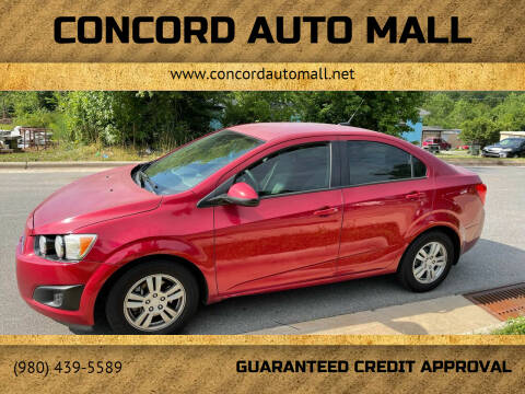 2012 Chevrolet Sonic for sale at Concord Auto Mall in Concord NC