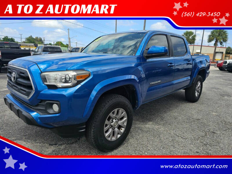 2017 Toyota Tacoma for sale at A TO Z  AUTOMART - A TO Z AUTOMART in West Palm Beach FL