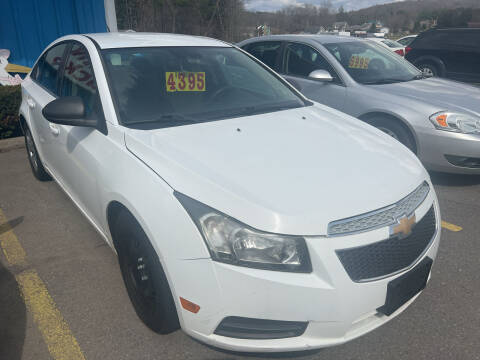 2012 Chevrolet Cruze for sale at BURNWORTH AUTO INC in Windber PA