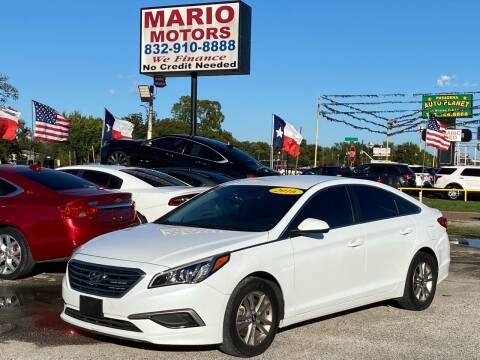 2016 Hyundai Sonata for sale at Mario Motors in South Houston TX