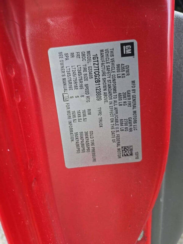 2011 GMC Savana 3500