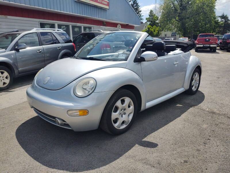 2003 Volkswagen New Beetle Convertible for sale at Peter Kay Auto Sales in Alden NY