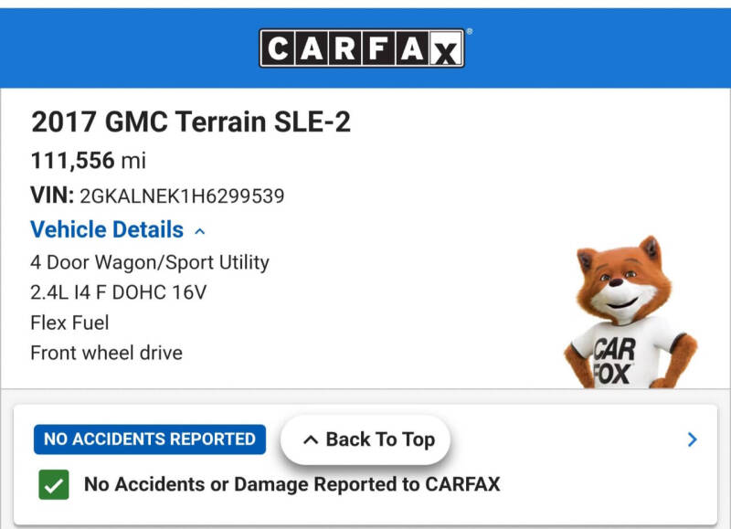 2017 GMC Terrain SLE-2